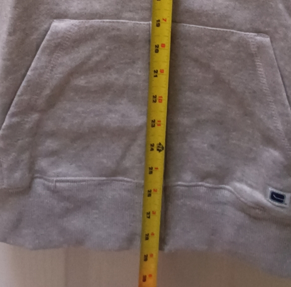 Vancouver Canucks Long Gray Zip Up Hoodie MEDIUM New, NHL Lancaster Fan Apparel - Picture 5 of 7